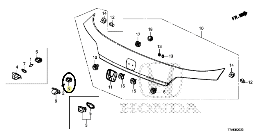 SUPORTE LENTE - FIT, HRV E WRV 2015 A 2022